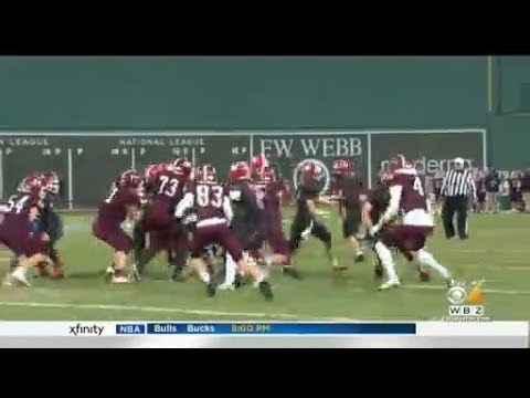 High school football triple-header at Fenway Park