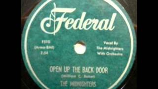 MIDNIGHTERS  Open Up The Back Door  1956