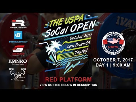 The USPA SoCal Open | Day 1 Red Platform | Powerlifting Meet