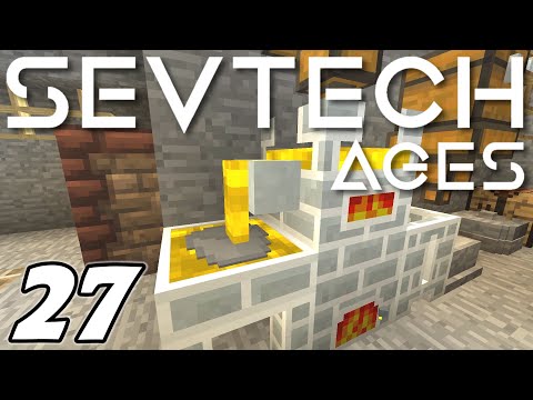 Minecraft - SMELTING and CASTING GOLD | Minecraft Sevtech: Ages Ep 27