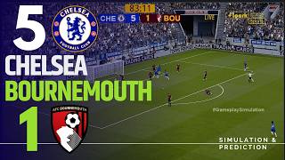 ⚽ Chelsea 5-1 Bournemouth [HIGHLIGHTS] Premier League 26/27 ✅ | Match Simulation/Recreation