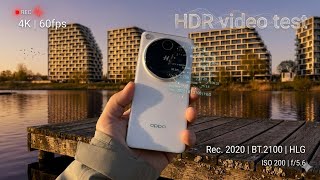 Oppo x9 ultra HDR test video