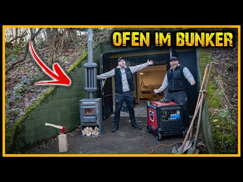 Bunker 2.0 [Part 4] - OFEN wird eingebaut - Endlich wird der Bunker warm! ⚠️- Prepper Krisenvorsorge