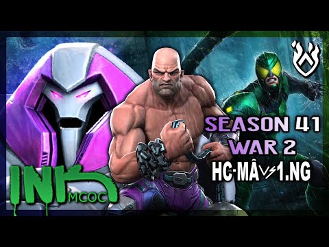 Season 41: War 2-HC•MÂ VS 1.NG(Scorpion/Absorbing Man/Nimrod)-Marvel Contest of Champions