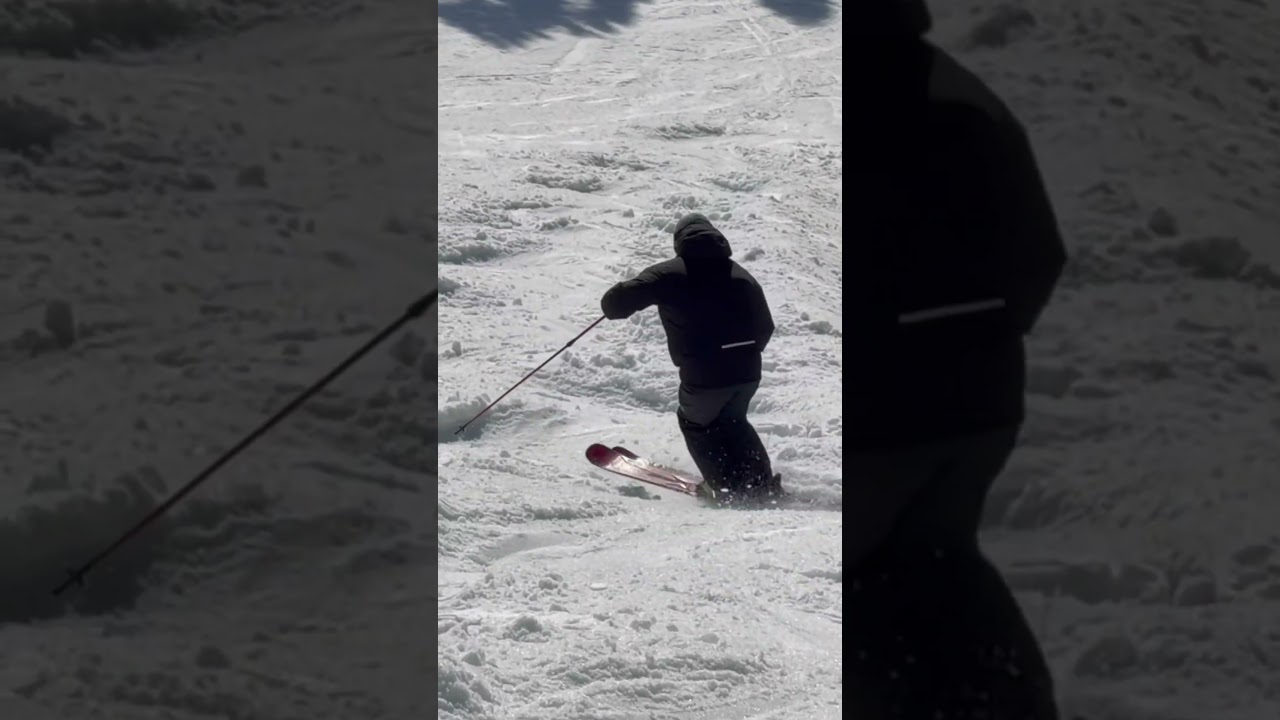 縦スライドで様々なコブへの対応力がUP #コブ動画 #コブ斜面 #コブ斜面の滑り方