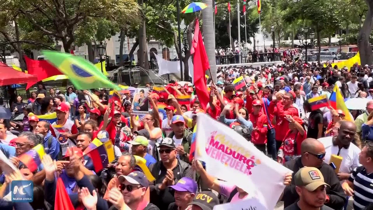 EEUU no tiene derecho para juzgar a Maduro, afirman venezolanos movilizados en plazas del país