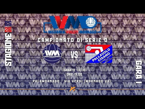 Volley Serie D Maschile: INSUBRIA VOLLEY MORNAGO Vs. EDILCOMING CISANO BG