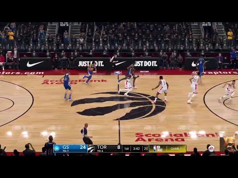 NBA Finals 2019 Raptors Comeback vs Warriors - PS4 PRO - HD