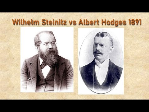 Epic chess game : Wilhelm Steinitz vs Albert Hodges 1891 #chess