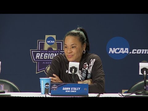 Dawn Staley, A'ja Wilson, Tyasha Harris NCAA News Conference — 3/23/18