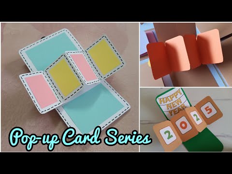 Lapbook Pop-up Card | How to make 3 different pop-up cards