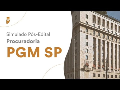 Simulado Pós-edital PGM SP (Procuradoria) - Correção