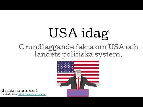 USA idag - grundläggande fakta om USA och landets politiska system