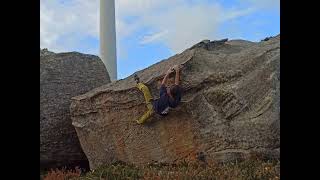 Video thumbnail of Talonario, 6a+. Ahedo