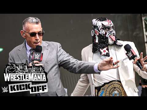 Penta dances with Michael Cole and Rey Mysterio: WrestleMania 2026 Kickoff highlights