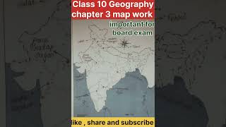 Class 10 Geography chapter 3 water resources Map work
