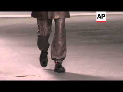 Fashion designer James Long presents menswear collection in London