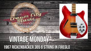 Video thumbnail for TONE CHECK: Rickenbacker 1967 365 six-string guitar in Fireglo by Cream City Music