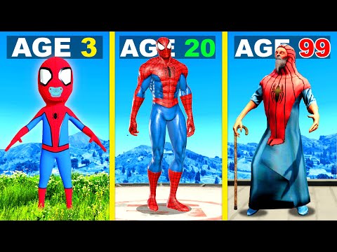 Surviving 99 YEARS As SPIDERMAN In GTA 5 ...
