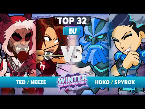Ted & Neeze vs. Koko & Spyrox - Top 32 - EU - Brawlhalla Winter Championship 2023