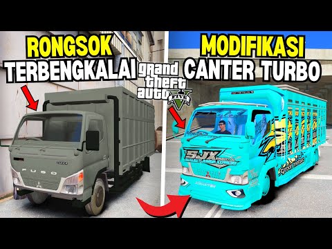 Aku Menemukan Truk Canter Turbo Langka Rongsok Terbengkalai di Kota - GTA 5 MOD