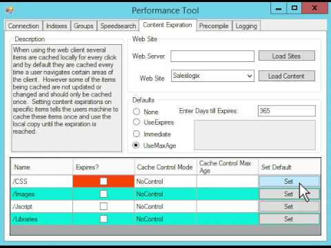 Infor Crm Performance Tool Demonstration