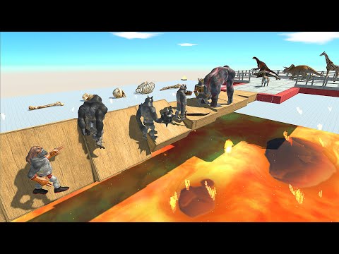 Don't Fall into Lava - Animal Revolt Battle Simulator