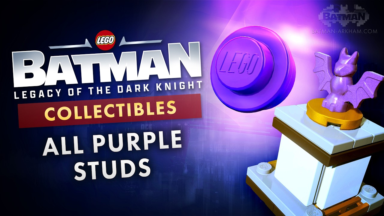 LEGO Batman: Legacy of the Dark Knight - All 85 Purple Studs Locations Guide