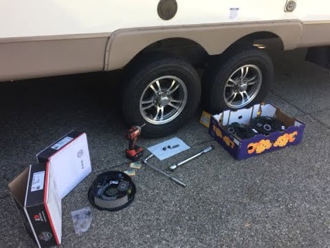 Travel Trailer Dexter Axle Self Adjusting Brake Failure & Replacement