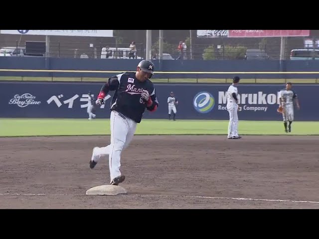 【ファーム】一番深いところへ!! マリーンズ・李杜軒の2試合連続アーチ!! 2018/7/25 F-M(ファーム)