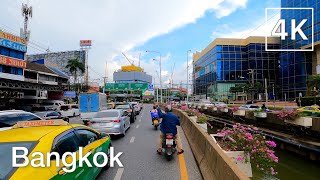 4K🇹🇭 Bangkok | Driving Downtown - 25/Mar/2022 | Motorcycle Tour