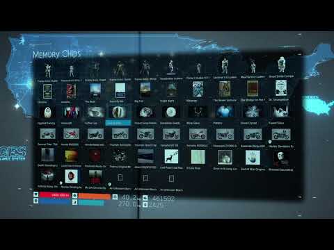 Death Stranding - All 56 Memory Chips in menu