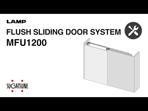 [INSTRUCTIONS🛠] FLUSH SLIDING DOOR SYSTEM MFU1200 - Sugatsune Global