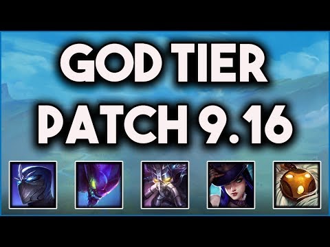 S Tier Champs For Patch 9.16 | Best Champions To Carry Solo Queue Tier List 9.16