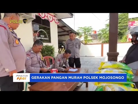 POLSEK MOJOSONGO LAKSANAKAN GERAKAN PANGAN MURAH