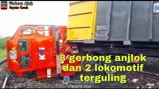 Download lagu COLLISION Between Babaranjang Coal Freight Trains mp3
