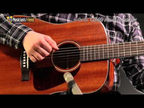 Fender CD60 All-Mahogany Acoustic Guitar