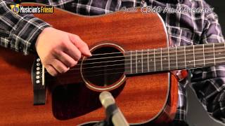 Video thumbnail for Fender CD60 All-Mahogany Acoustic Guitar by Musician's Friend