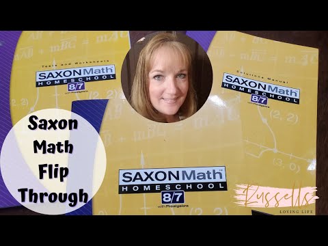 Saxon Math Homeschool 8/7 with Prealgebra || Math Homeschool Curriculum || Saxon Math || Prealgebra