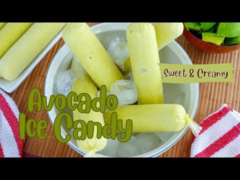 Avocado Ice Candy | Creamy and Refreshing