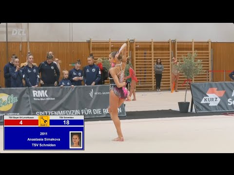 Anastasia SIMAKOVA (GER) Clubs 29,80 - Bundesliga Final 2025