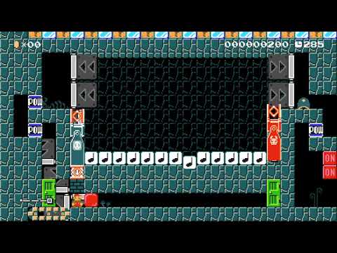 Super Mario Maker 2 Table Tennis in SMM2! [HARD]