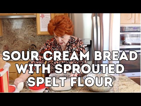 Sour Cream Bread With Sprouted Spelt Flour