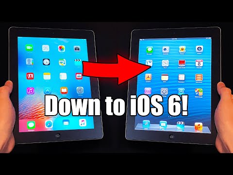 Downgrading an Old iPad to iOS 6 to Make it Faster