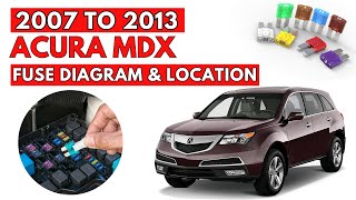 Acura MDX (2007 to 2013) Fuse Box Diagrams & Location User Guide