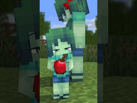 Superend Karenel - Ender Girl and Zombie Girl | The Best Friend👩🏻‍🤝‍👩🏻 - Monster School Minecraft Animation#shorts