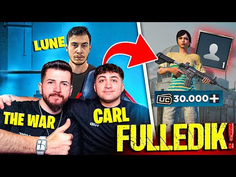 3 YOUTUBER 1 LEVEL HESABI FULLEDİK! | PUBG Mobile