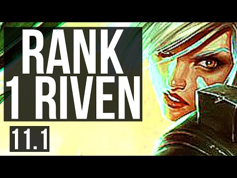 RIVEN vs PANTHEON (TOP) | Rank 1 Riven, 8/2/12, Rank 12 | NA Master | v11.1