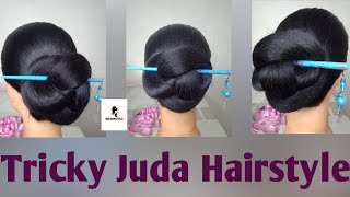 Tricky Juda Hairstyle || Simple Juda Hairstyle For Every Day || Step By Step  🌼