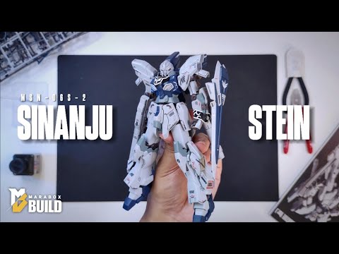 HG 1/144 MSN-06S-2 SINANJU STEIN | ASMR BUILD | Bootleg 